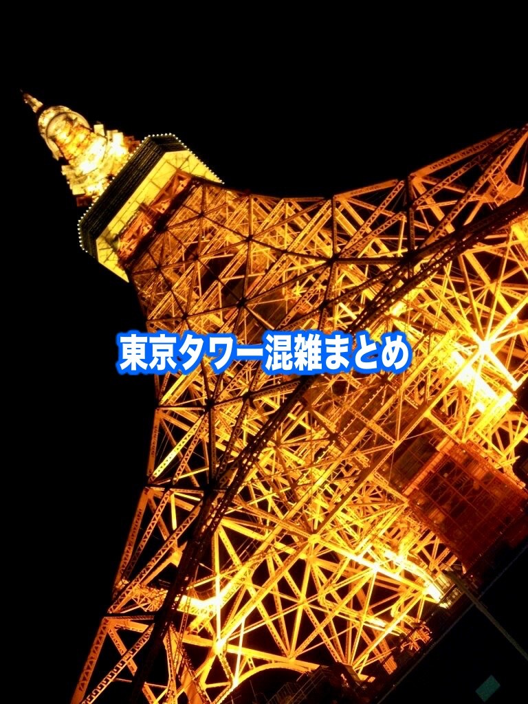 東京タワー　混雑